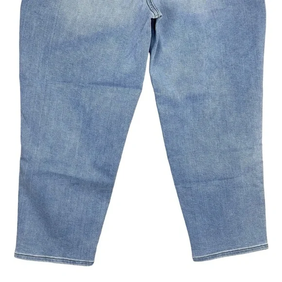 Madewell Jeans Small PETITE NWT Elastic Waist Pull On Relaxed Straight Casual - Picture 7 of 9